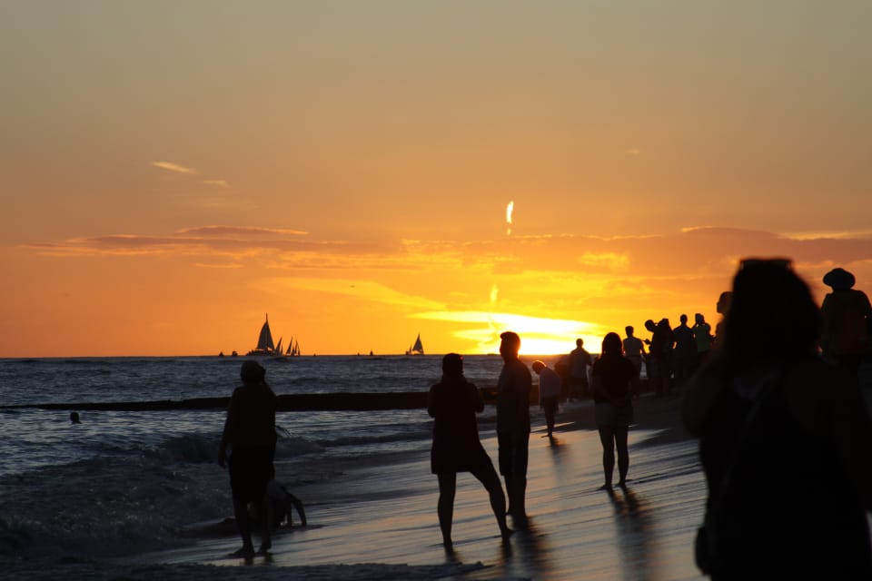 Silent disco op het strand