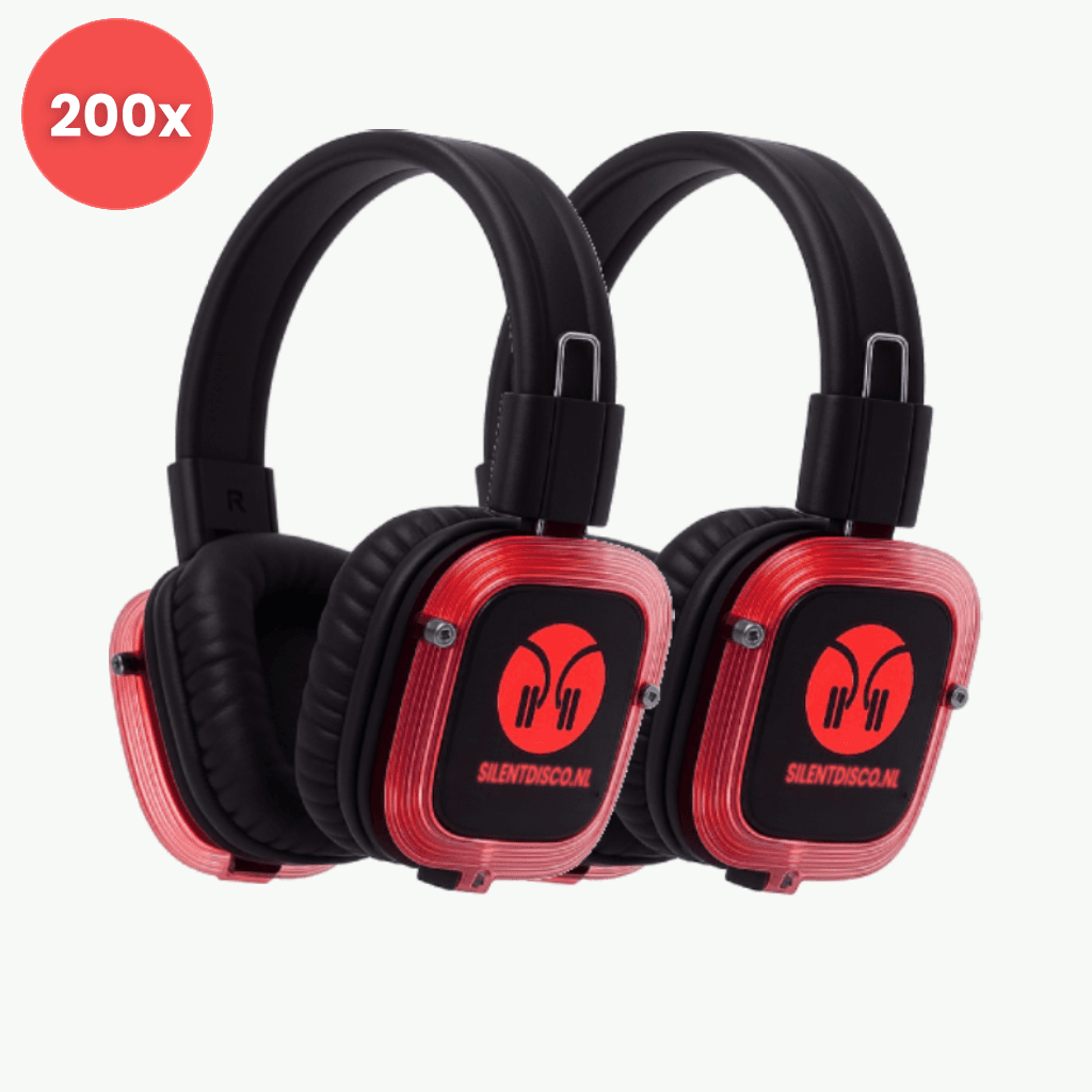 Silent Disco Set huren 200 stuks | Silentdisco.nl