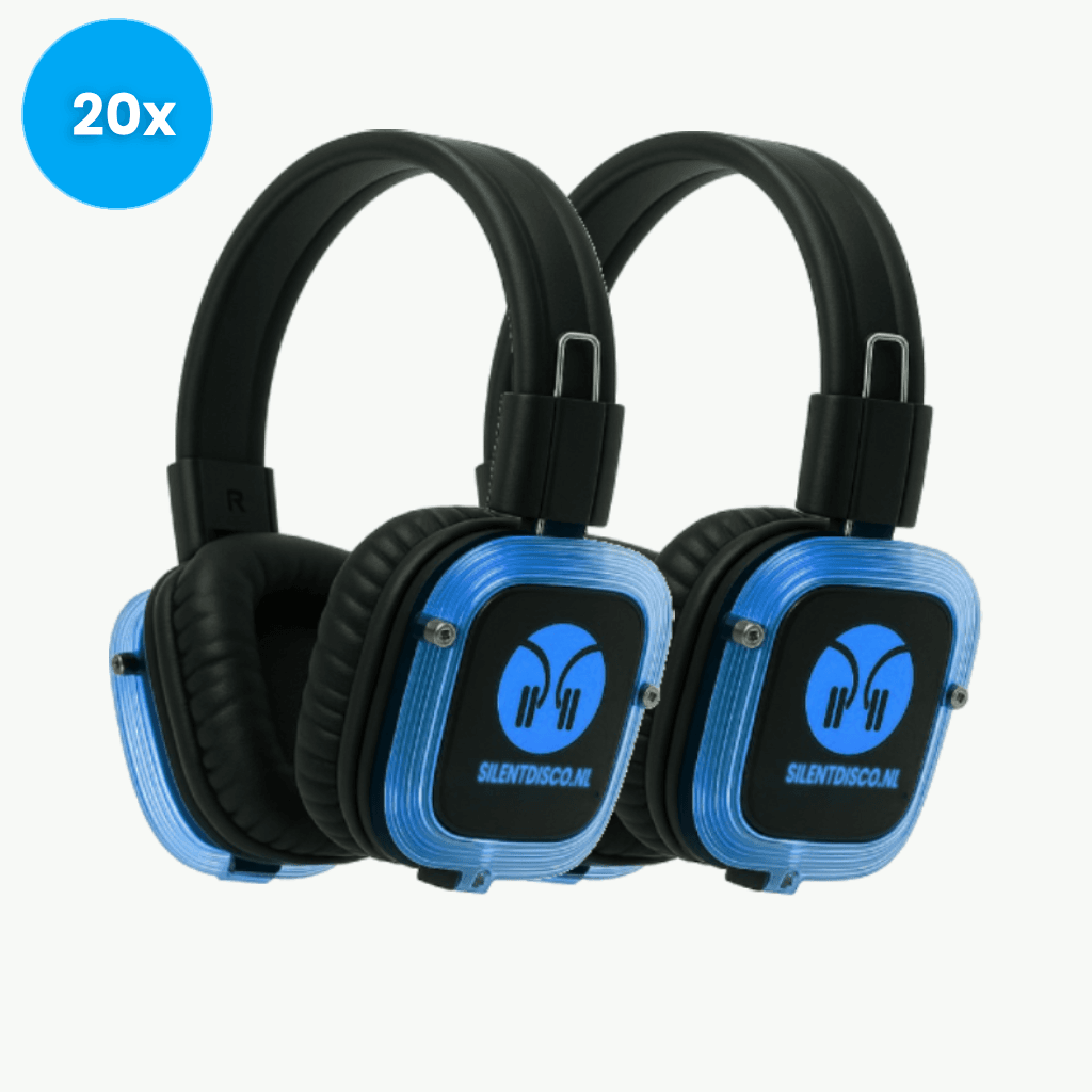 Silent Disco Set huren 20 stuks | Silentdisco.nl